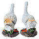 Oie avec herbe crèche 10-12 cm s4