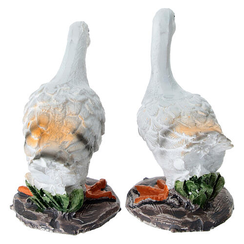 Gęś z trawą, szopka 10-12 cm 4