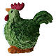 Pollo in plastica presepe 10-12 cm s1