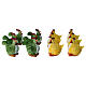 Pollo in plastica presepe 10-12 cm s2