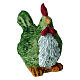 Pollo in plastica presepe 10-12 cm s4