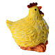 Pollo in plastica presepe 10-12 cm s7