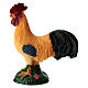 Gallo con due galline presepe 10-12 cm s1
