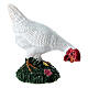 Gallo con due galline presepe 10-12 cm s3