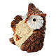 Gufo in plastica presepe 10-12 cm s3