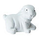 Coniglietto bianco in plastica presepe 10-12 cm s1