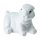 Coniglietto bianco in plastica presepe 10-12 cm s3
