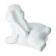 Coniglietto bianco in plastica presepe 10-12 cm s4