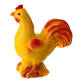 Gallo in plastica presepe 10-12 cm