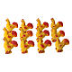 Gallo in plastica presepe 10-12 cm s2