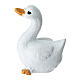 Plastic goose figurine for nativity scene 10-12 cm s1