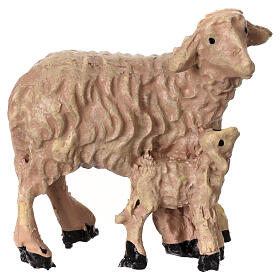 Mouton pour crèche 4 cm résine