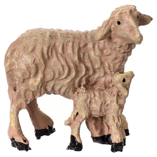 Pecora per presepe da 4 cm resina 1