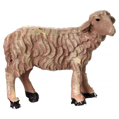 Pecora per presepe da 4 cm resina 3
