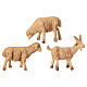 Lambs in resin for 8 cm Nativity Scene, actual height 5 cm s2