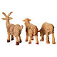 Lambs in resin for 8 cm Nativity Scene, actual height 5 cm s6