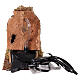 Fuente de corcho para belén 8-10 cm con bomba hecha a mano 15x10x15 cm s4