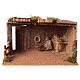 Stalla Natività 40x25x25 cm presepe da 12-15 cm s1