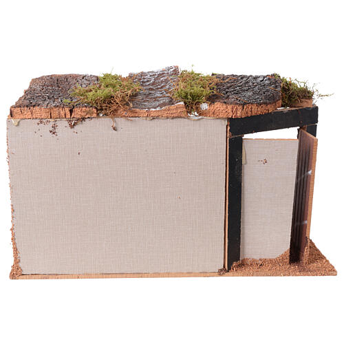 Stajenka bożonarodzeniowa, 40x25x25 cm, szopka 12-15 cm 4