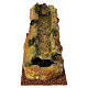 Montagna con fiume pompa 15x15x45 cm presepe 8-10cm s1