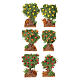 Árboles de frutas surtidos belén 8 cm para figuras 8 cm s2