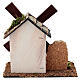 Mulino a vento senza movimento 15x5x10 cm presepe 8-10 cm s4