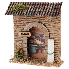 Fabric shop, 15x5x15 cm, for 8-10 cm Nativity Scene