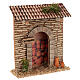 Bottega di ceramiche 15x5x15 cm presepe 8-10 cm s3