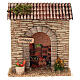 Bottega di frutta e verdura  15x5x15 cm presepe 8-10 cm s1