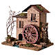 Mulino con ruscello e movimento 25x15x20 cm presepe 8-10 cm s3