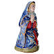 Statuette Vierge crèche Dellarte Ceramiche peinte à la main 20 cm s3
