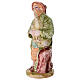 Zampognaro statuina presepe Dellarte Ceramiche 20 cm dipinto a mano s2
