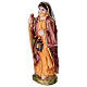 Statue de Saint Joseph crèche Dellarte Ceramiche 20 cm peinte à la main s3
