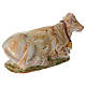 Bue presepe 20 cm Dellarte Ceramiche dipinto a mano s3