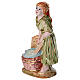 Lavandaia presepe 20 cm Dell'Arte Ceramiche dipinto a mano s3