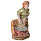 Lavandaia presepe 20 cm Dell'Arte Ceramiche dipinto a mano s4