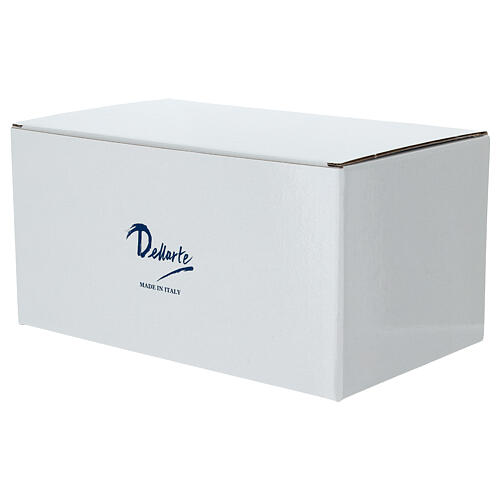 Asino dipinto a mano presepe 20 cm Dell'Arte Ceramiche 6
