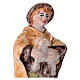Berger avec agneau dans les bras crèche 20 cm peint à la main Dellarte Ceramiche s2