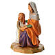 Sainte Anne assise avec Marie Enfant crèche Fontanini 12 cm s3