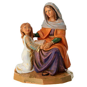 Sant'Anna seduta con bambina presepe Fontanini 12 cm