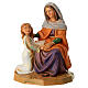 Sant'Anna seduta con bambina presepe Fontanini 12 cm s1