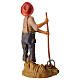 Junger Mann mit Forke – für 12 cm Krippe, Fontanini s4
