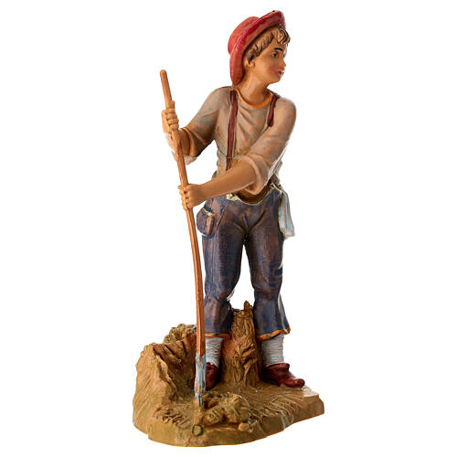 Joven con horcón belén Fontanini 12 cm 3