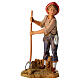 Young Man with Pitchfork Figurine, Fontanini Nativity Scene 12 cm s1
