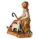 Père assis avec agneau crèche Fontanini 12 cm s2
