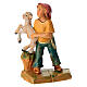 Fils avec agneau dans les bras crèche Fontanini 12 cm s3