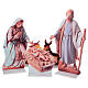 Scène Nativité 5 figurines 80 cm en forex s1
