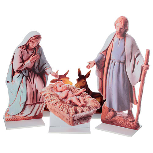 Scena Natività 5 figure 80 cm in forex 1