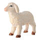 Agnello presepe legno linea Leonardo colorato olio Val Gardena s3