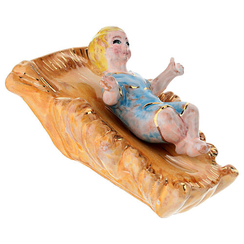 Hand-painted Dellarte Ceramiche Nativity Scene, 20 cm 5